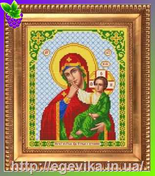 Купить Схема, часткова вишивка бісером, габардин, ікона 