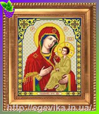 Купить Схема, часткова вишивка бісером, габардин, ікона 