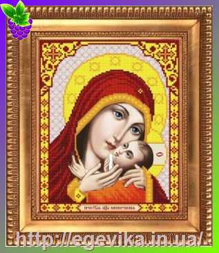 Купить Схема, часткова вишивка бісером, габардин, ікона 