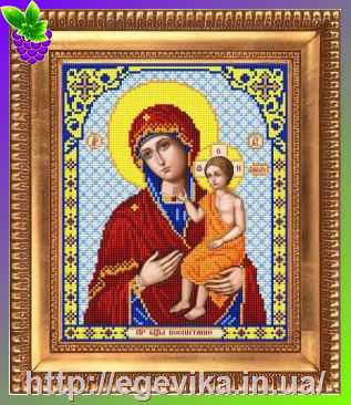 Купить Схема, часткова вишивка бісером, габардин, ікона 