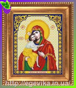 Купить Схема, часткова вишивка бісером, габардин, ікона 