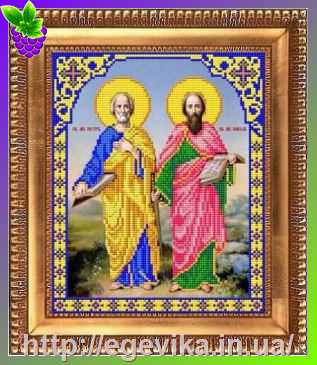Купить Схема, часткова вишивка бісером, габардин, ікона 