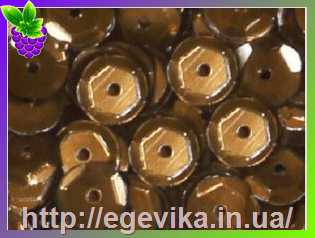 Купить Пайетки, колір чайний, 5 г