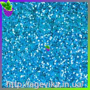 Купить Сухі блискітки гліттер, колір блакитна хвиля