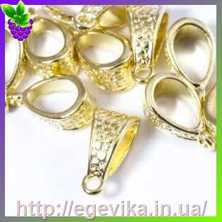 Купить Бейл, колір золото, 14,5х7,5х8,5 мм