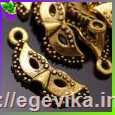 <span>Кулон-Підвіска,</span>  маска, колір античне золото, 21х8х3 мм