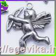 <span>Кулон-Підвіска,</span>  купідон, колір античне срібло, 29х27х3 мм