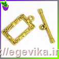 <span>Застібка</span>  тогл, колір античне золото, 21х11 мм