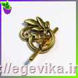 <span>Застібка</span>  тогл, колір античне золото, 24х19 мм