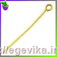 <span>Гвоздики</span>  пины з кільцем, золото, 20 х 0,7 мм, 5 шт