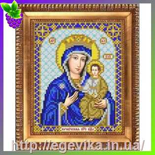 Купить Схема, часткова вишивка бісером, габардин,  ікона 