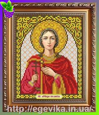 Купить Схема, часткова вишивка бісером, габардин,  ікона 