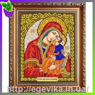 Купить Схема, часткова вишивка бісером, габардин,  ікона 