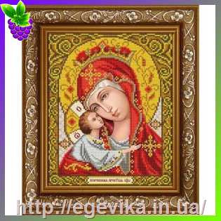 Купить Схема, часткова вишивка бісером, габардин,  ікона 