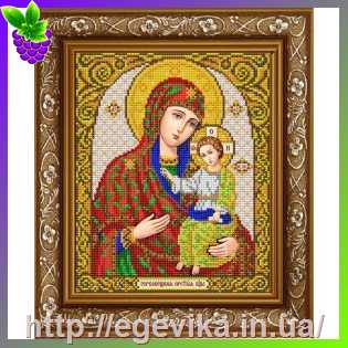 Купить Схема, часткова вишивка бісером, габардин,  ікона 