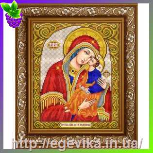 Купить Схема, часткова вишивка бісером, габардин,  ікона 