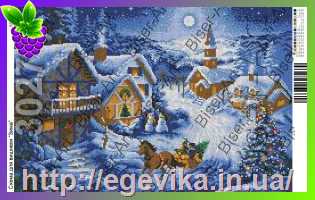 Купить Схема, повна вишивка бісером, габардин,  