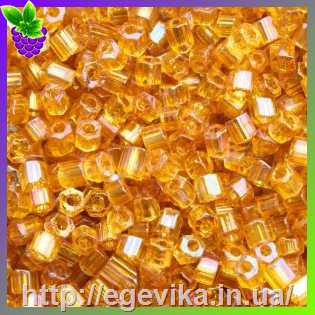 Купить Рубка 10/0, №10050м, цвет янтарный яркий, пакет 10 г