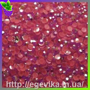 Купить Стрази акрилові приклейные, колір фуксія, 1440 шт