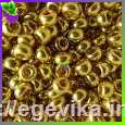 <span>Бісер,</span>  №18388а, колір жовте золото, пакет  10 г, СОРТ 1