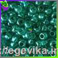<span>Бісер,</span>  №18958а, колір смарагдовий, пакет  10 г, СОРТ 1