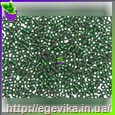 <span>Бісер,</span>  №57060ма, колір зелений насичений, пакет 10 г, СОРТ 1