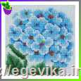 рисунок Схема, полная вышивка бисером, полиэстровое атласное полотно,  