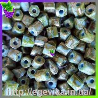 Купить Рубка 11/0, №69930, колір бірюзовий мармур, пакет 10 г