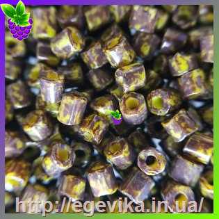 Купить Рубка 11/0, №89110, колір жовтий мармур, пакет 10 г