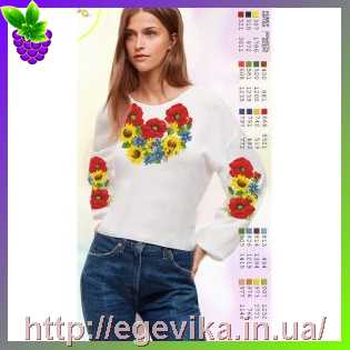 Купить Жіноча сорочка, білий габардин (SZ85)