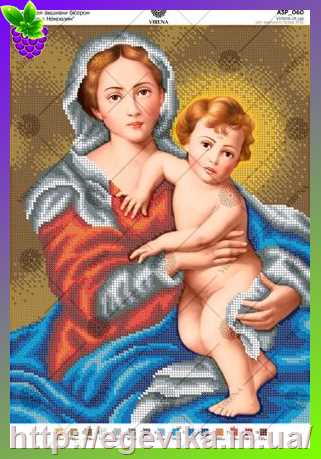 рисунок Мадонна з немовлям