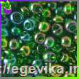 <span>Бісер</span>  8/0, №51060 / 757, колір зелений яскравий, пакет 50 г