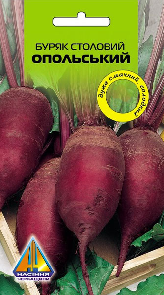 <span>Буряк</span>  столовий Опольський (15г), середньостиглий, коренеплід масою 200-450г