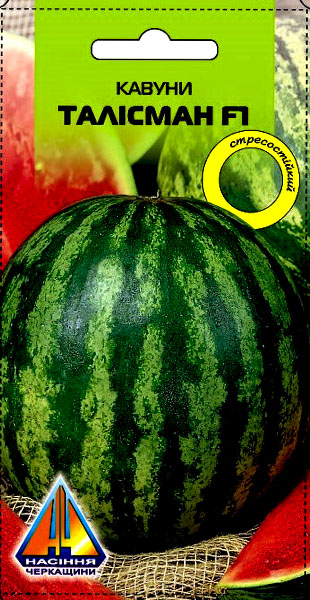 <span>Кавун</span>  Талісман F1 (5г), ранньостиглий, плоди 10-13кг 