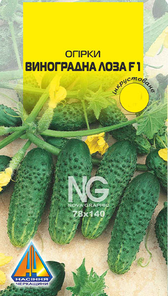 <span>Огірки</span>  Виноградна лоза F1 інк (20шт)
