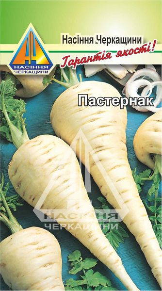 <span>Пастернак</span>  Білий напівдовгий (0,5г), середньопізній, коренеплід довжиною до 25см, масою 350-400г