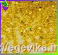 <span>Бісер,</span>  №87010к / 491, колір лимонно-жовтий, пакет 50 г