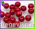 <span>Бусина</span>  дерев'яна, 18 мм, колір червона вишня