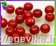 <span>Бусина</span>  дерев'яна, 8 мм, колір червоний корал