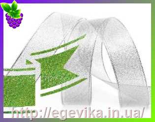 Купить Стрічка парчева, 25 мм, колір 013 зелений