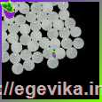 <span>Бусина</span>  скляна, колір білий, 8 мм