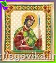 <span>Схема,</span>  часткова вишивка бісером, габардин, ікона 