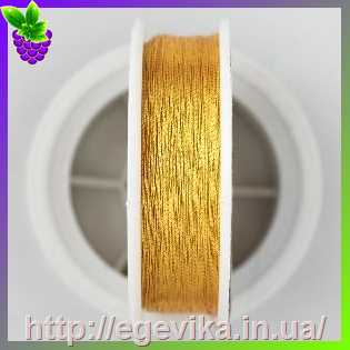 Купить Нитка люрекс для вишивання, колір №100-12 яскраве золото