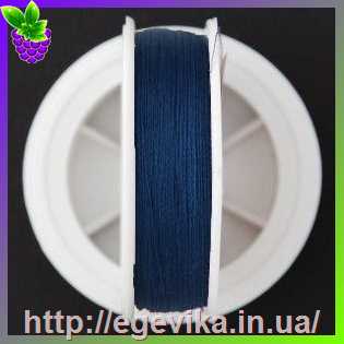 Купить Нитка для бісеру TYTAN 100 (Титан 100), колір 2784 синій (сапфір)