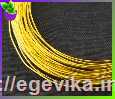 Дріт мякий, колір жовте золото, 0,5 мм