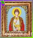 Схема, часткова вишивка бісером, габардин, ікона "Святий Благовірний князь Ігор"