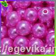 <span>Бусина</span>  перлова, акрил, колір яскраво-рожевий, 8 мм