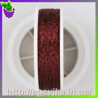Купить Нитка люрекс для вишивання, колір №80-19 коричневий
