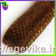 <span>Регилин</span>  стрічковий сітка, колір коричневий з коричневим люрексом, 40 мм