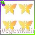 <span>Пайетки</span>  метелик, колір сонячний з перламутровим відливом, 3 г